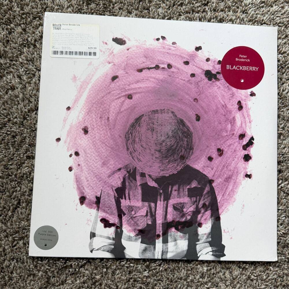PETER BRTODERICK BLACKBERRY VINYL LP NEW SEALED ERASED TAPES 2020 PURPLE VINYL